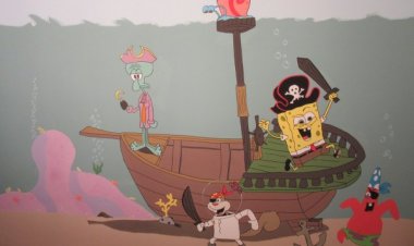 Disegni murali Spongebob e personaggi